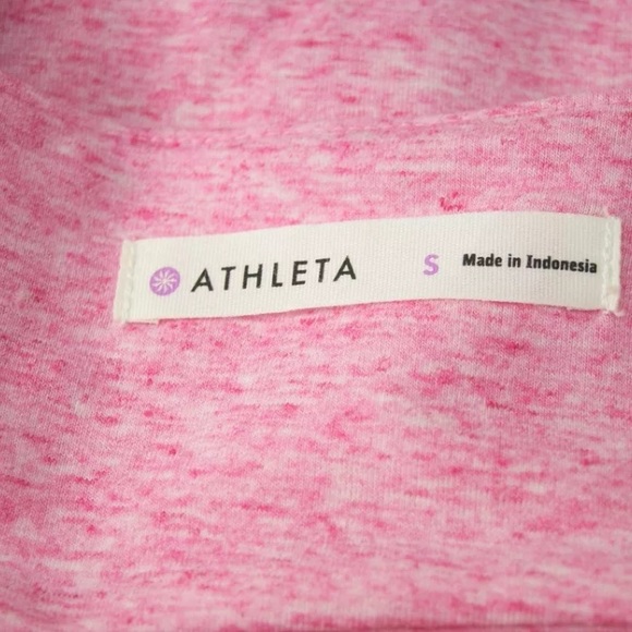 ❌SOLD❌Athleta Pink Draped Back Charisma Dress - Picture 6 of 7